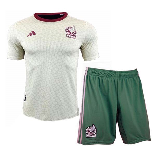 Camiseta México 2ª Niños 2022 2023 Blanco